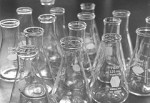 Image of science beakers  Creative Commons Attribution 2.5 License by Peter Shanks